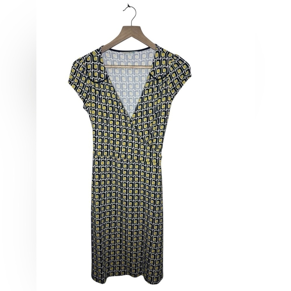Boden Geometric Printed Jersey Wrap Dress Size 6P
